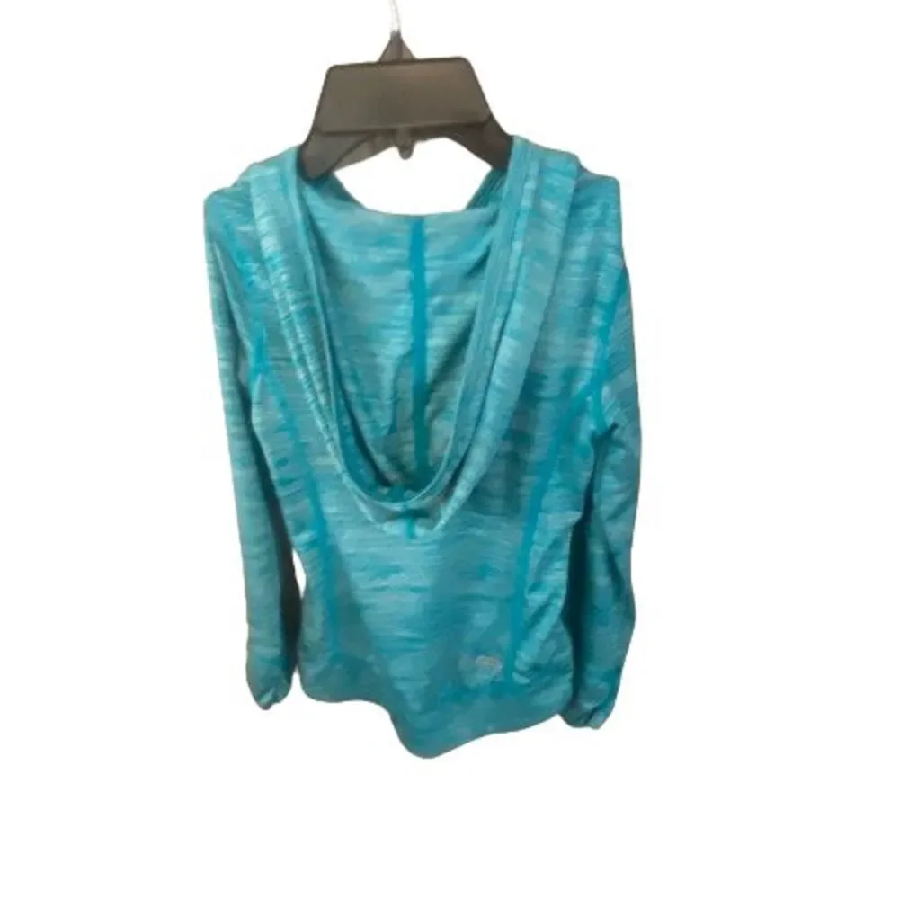 Danskin Now Athletic Hoodie Girls Size Small 6 - 6x Turquoise Sky